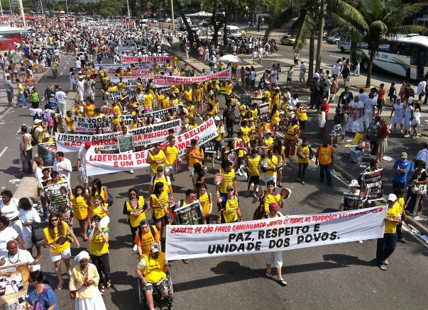On 18 September 2011, tens of thousands of people marched through the streets of Rio de Janeiro in Brazil – an example of the activities taken by ordinary people around the world in defense of the Baha'is of Iran and the principle of religious freedom.