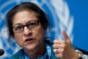The UN's special rapporteur on the human rights situation in Iran, Asma Jahangir