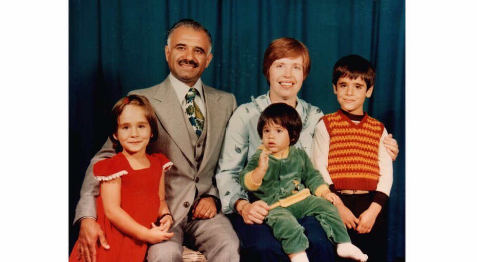 Dr. Faramarz Samandari and his family