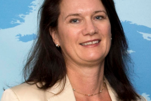 Foreign Minister Ann Linde of Sweden, who met virtually with representatives of the Baha’i community of Sweden and the BIC to discuss the persecution of Baha’is in Iran and Yemen. (Image credit: Ministerie van Buitenlandse Zaken)