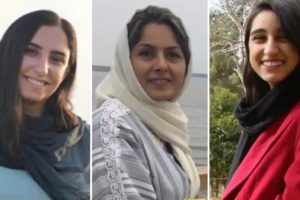 Three Baha'i women -- Shaghayegh Khanehzarin, Zhila Sharafi, and Negar Ighani -- were arrested in Shiraz in June.