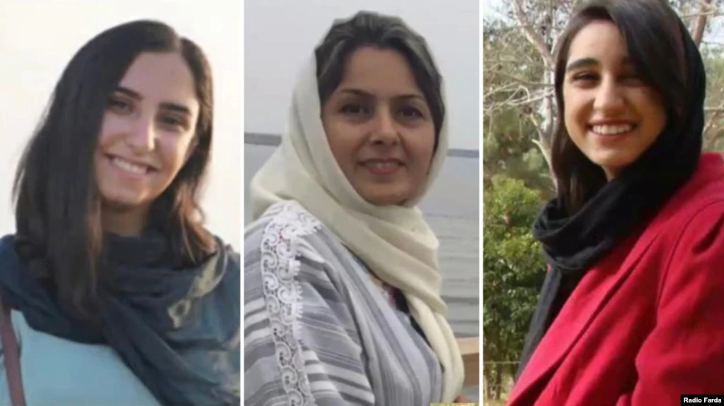 Three Baha'i women -- Shaghayegh Khanehzarin, Zhila Sharafi, and Negar Ighani -- were arrested in Shiraz in June.