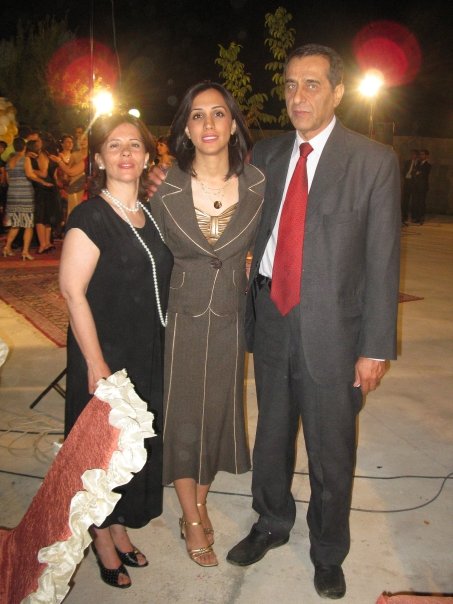 Haleh and her parents