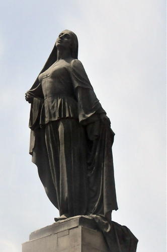 The statue of the liberated woman, Baku, Azerbaijan