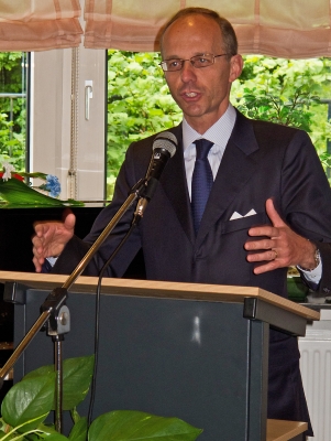 Luxembourg's Minister of Finance, Luc Frieden,