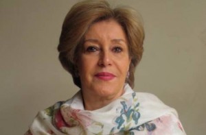 Ms. Ahlam Akram, a prominent Arab activist for peace.