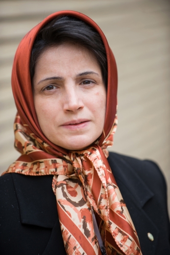 Nasrin Sotoudeh, a prominent human rights lawyer in Iran