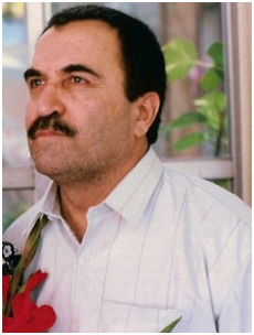 Figure 10.  Zabihollah Mahrami, a Bahá'í, was convicted of apostasy and sentenced to death. His sentence was later commuted to life in prison. He died in prison in 2005 while serving his life sentence. Image Source: Bahá’í World News Service