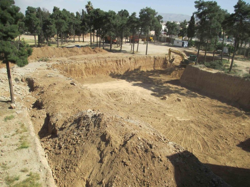 Excavation by Revolutionary Guards at the Bahá’í Cemetery in Shiraz. May 8, 2014. Bahá’í International Community