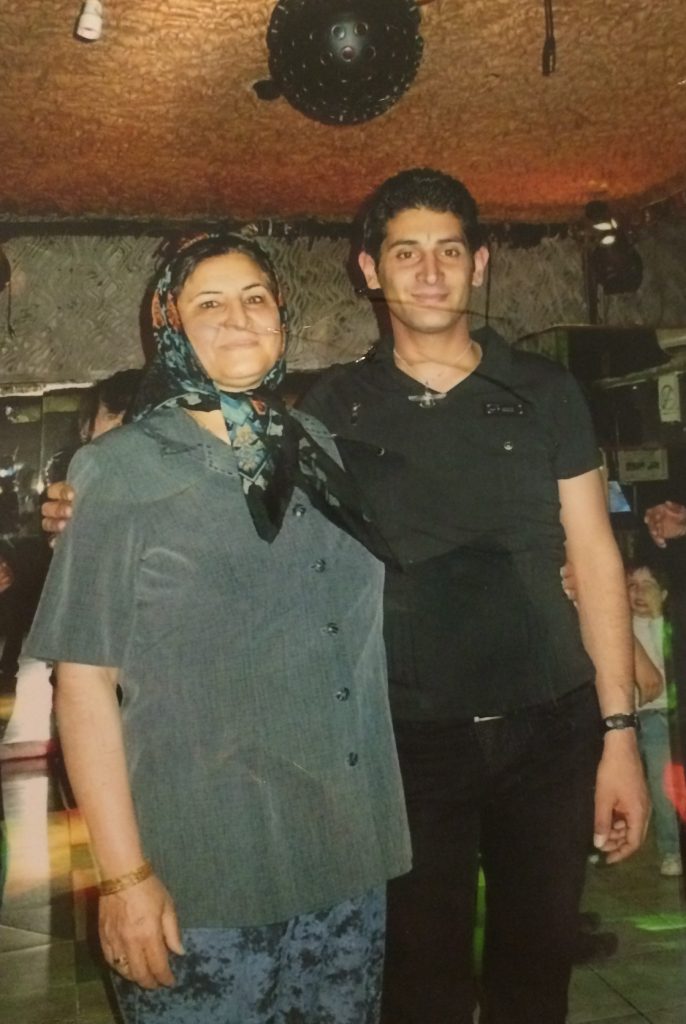 HASEL AFSHAR AND HIS MOTHER.