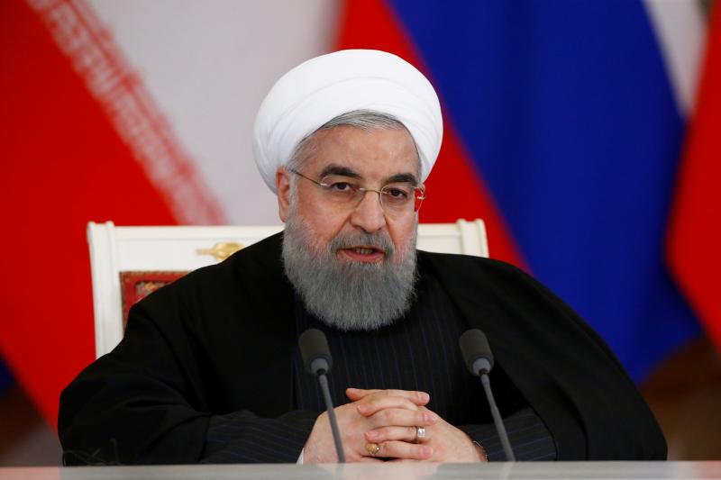 Iranian President Hassan Rouhani in Moscow, March 2017. 