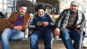 From Right to Left: Waleed Ayash, father of the family, Akram Ayash