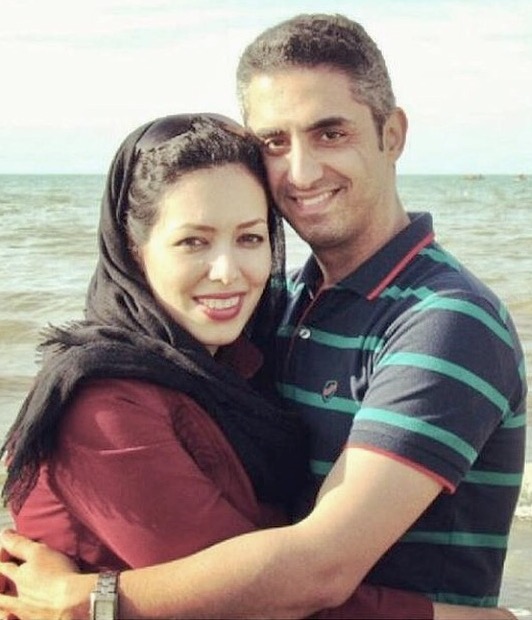 Negin Ghedamian and her husband