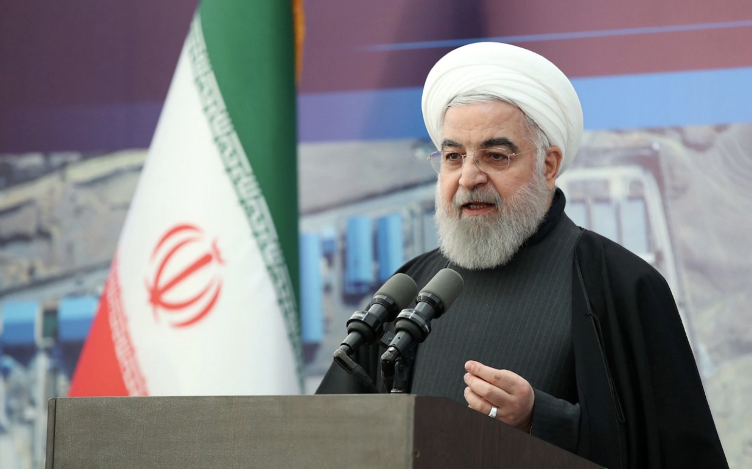 Iranian President Hassan Rouhani CREDIT: AFP