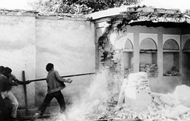 The House of the Bab in Shiraz, one of the most holy sites in the Baha’i world, was destroyed by Revolutionary Guardsmen in 1979 and later razed by the government | Baha’i Media Bank