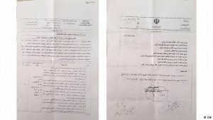 This document shown to DW gives the rundown of a meeting last fall where senior officials agreed to systematically persecute the Baha'i