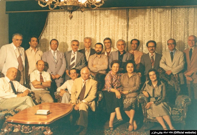 Members of the National Assembly of Iran and the members of the Local Assembly of Tehran in 1980; According to the Archives of Baha'i Persecution in Iran website, most of these individuals were executed