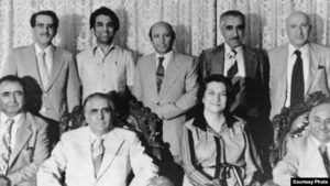 Members of the National Spiritual Assembly of the Baha'i of Iran, the First Formed following the January 1978 Revolution
