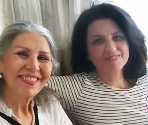 Bahai community leaders Fariba Kamalabadi (right) and Mahvash Sabet Shahriari